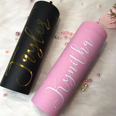 Elegant Bliss: Personalized Bridesmaid Tumbler with Style & Grace