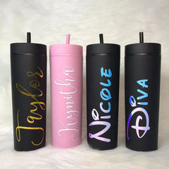 Elegant Bliss: Personalized Bridesmaid Tumbler with Style & Grace